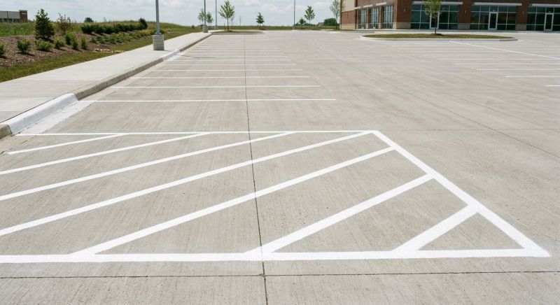 Church Parking Lot Striping in Alpharetta, GA