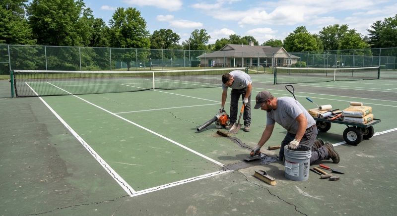 Tennis Court Repair Service in Denver, CO