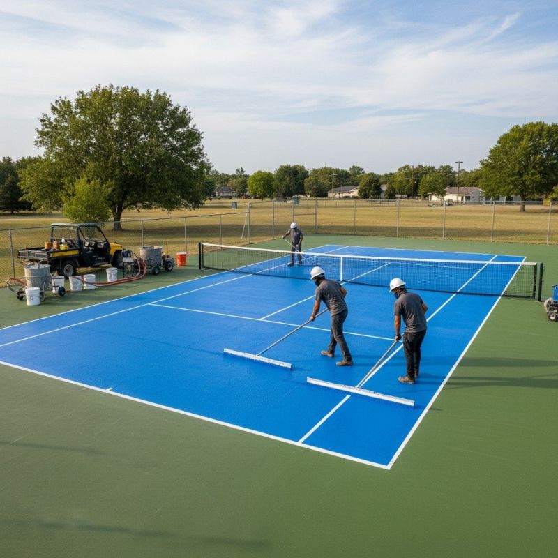 Tennis Court Resurfacing