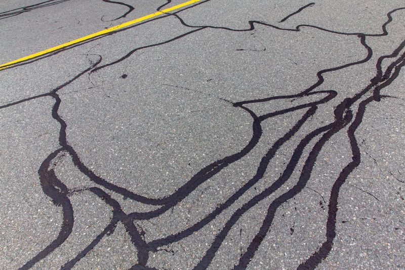 Asphalt Crack Sealing in Greenville, SC