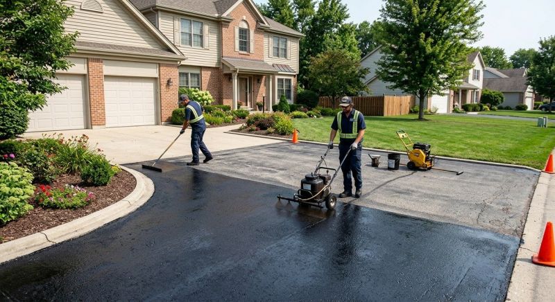 Asphalt Driveway Sealing in San Antonio, TX