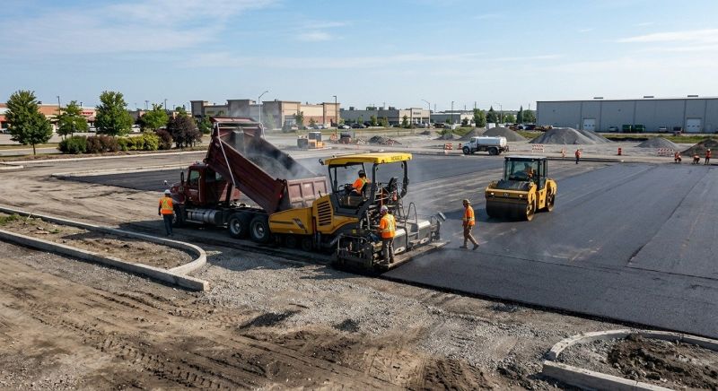 Asphalt Parking Lot Paving in Little Rock, AR
