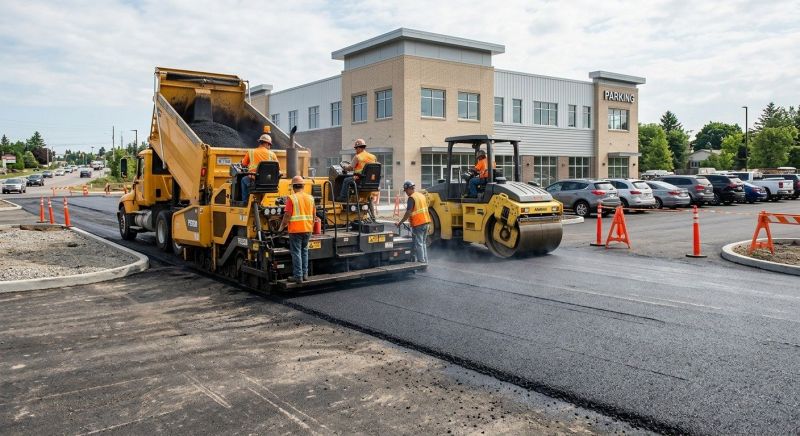 Asphalt Parking Lot Paving in Savannah, GA