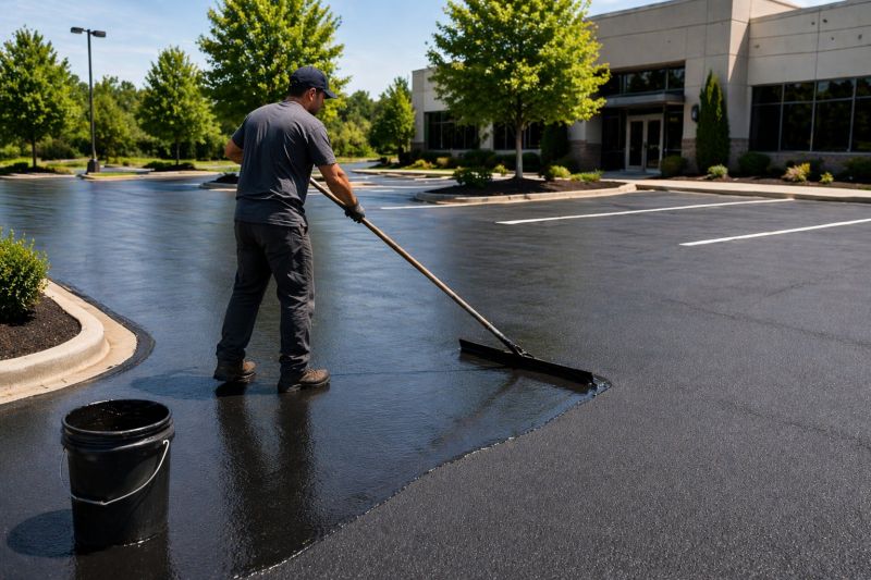 Asphalt Parking Lot Sealing in Grand Rapids, MI