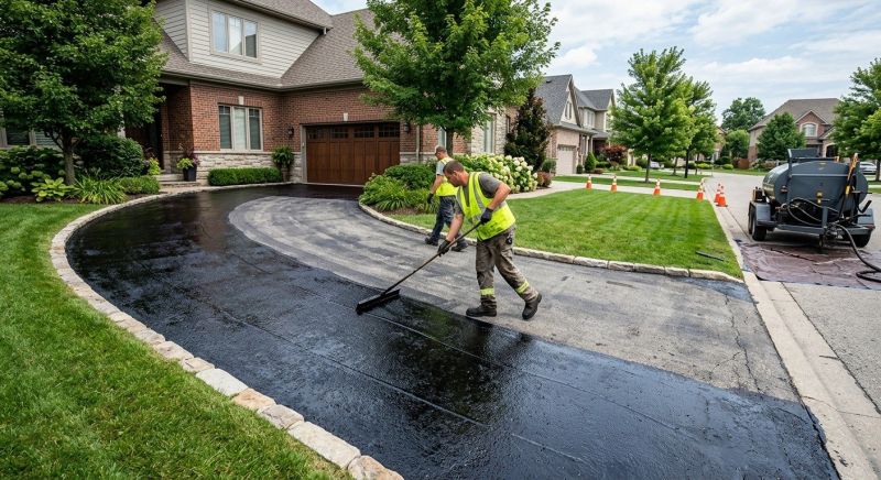 Blacktop Driveway Sealing in Sarasota, FL