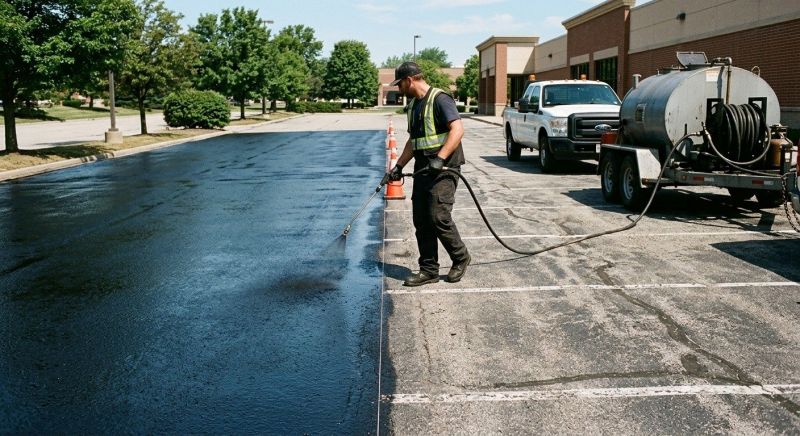 Church Parking Lot Sealcoating in San Antonio, TX