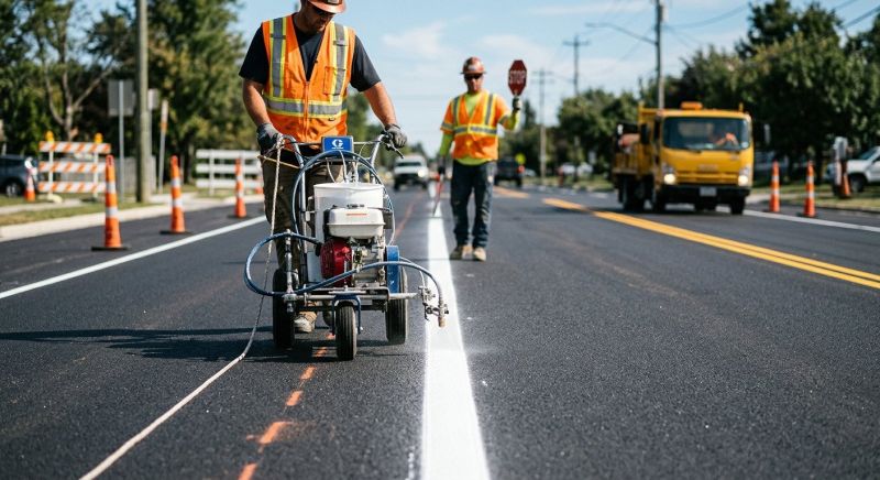 Commercial Asphalt Painting in Lawrenceville, GA