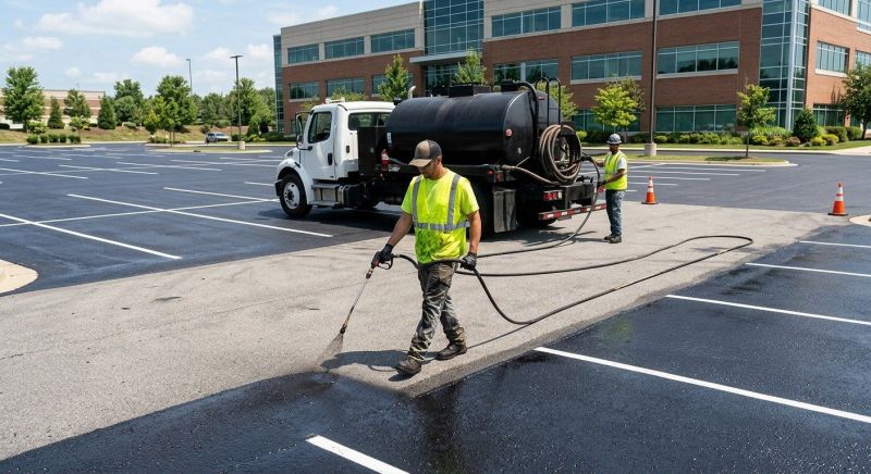 Commercial Asphalt Sealing in Denver, CO