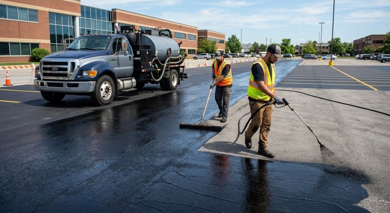 Commercial Asphalt Sealing in Fort Collins, CO