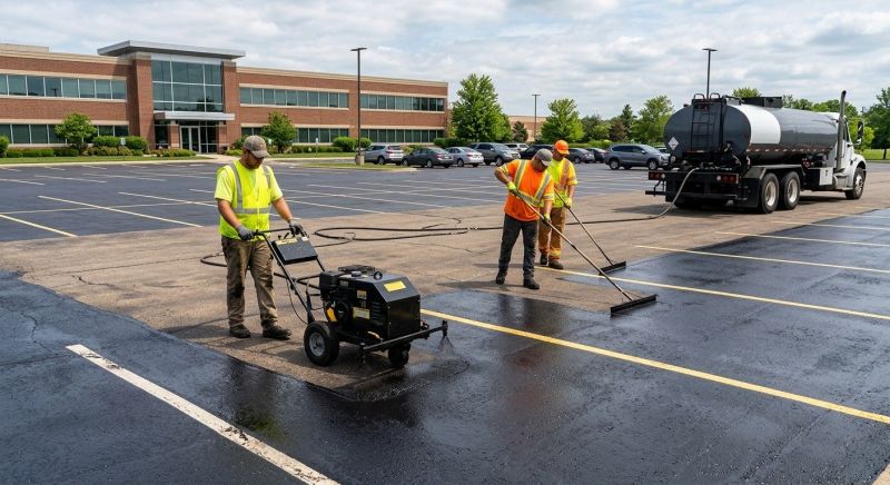 Commercial Parking Lot Sealing in Fort Collins, CO