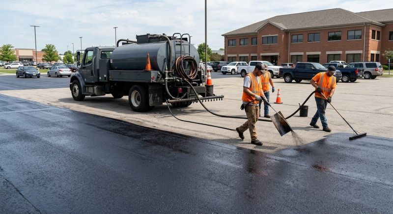 Commercial Pavement Sealing in Grand Rapids, MI