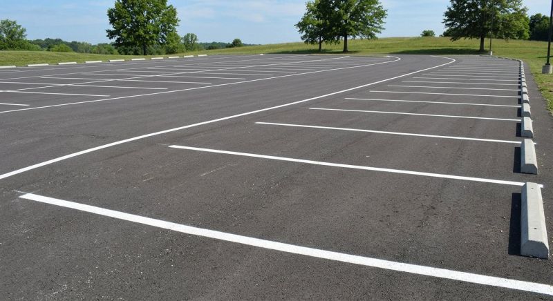 Concrete Parking Lot Striping in Lawrenceville, GA