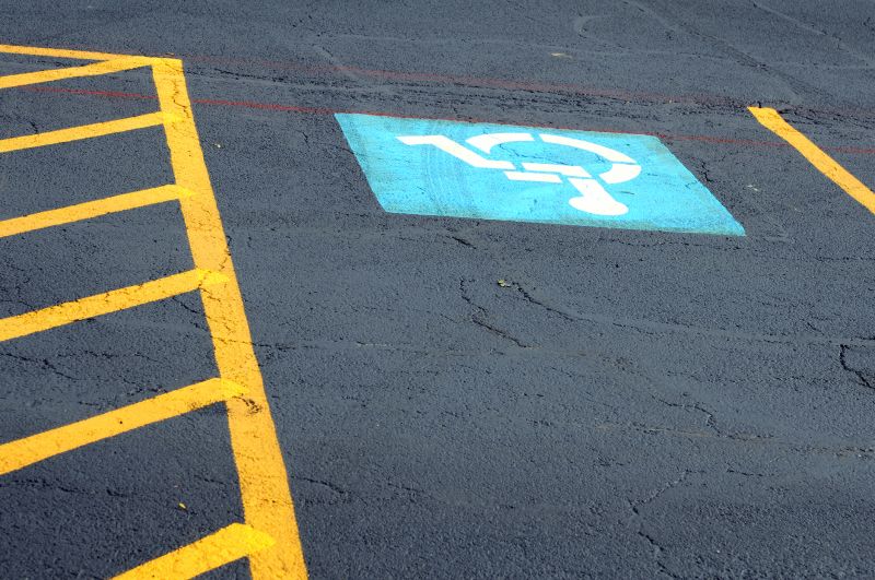 Disability Parking Marking in Alpharetta, GA
