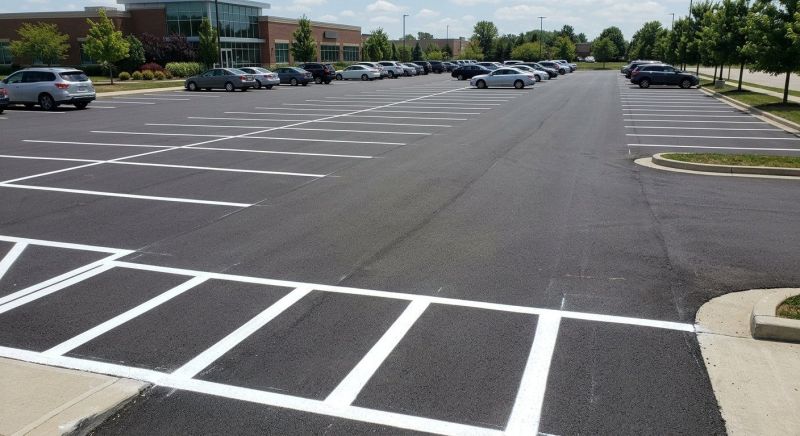Parking Garage Striping in Alpharetta, GA