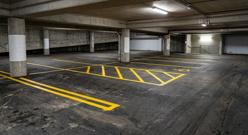Parking Line Painting in Alpharetta, GA