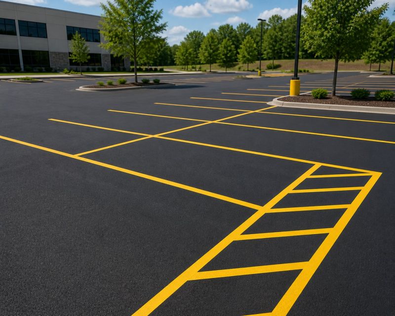 Parking Line Painting in Suwanee, GA
