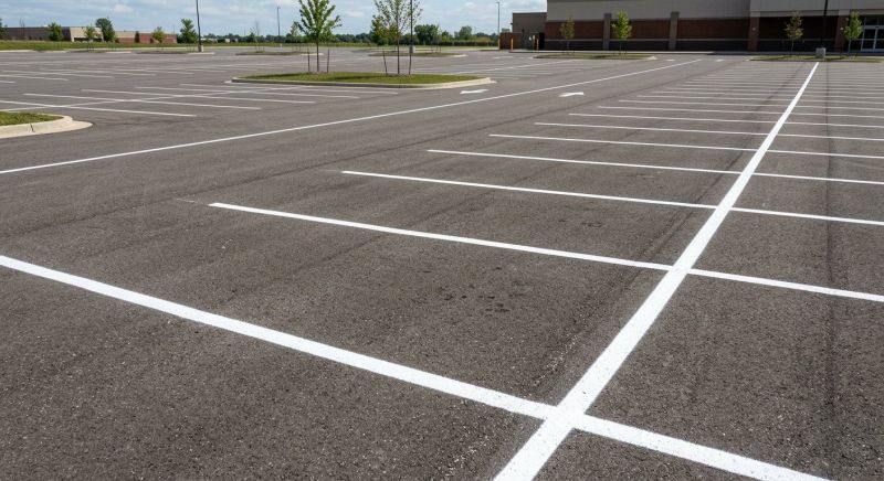 Parking Lot Painting in Roswell, GA