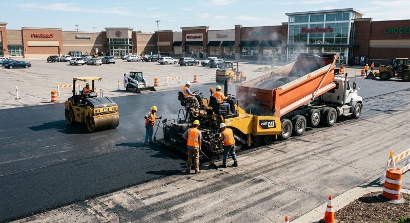 Parking Lot Paving in Los Angeles, CA