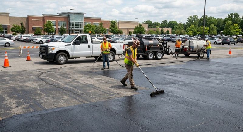 Parking Lot Resurfacing in Denver, CO