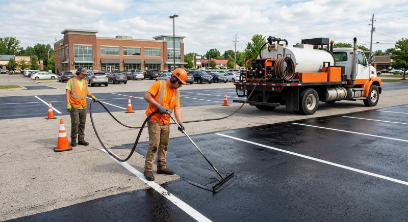 Parking Lot Sealcoating in Sarasota, FL