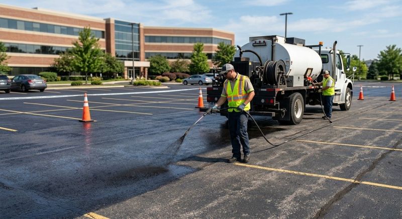 Parking Lot Sealcoating in Fort Collins, CO