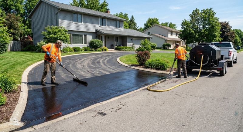Residential Driveway Sealcoating in Fort Collins, CO