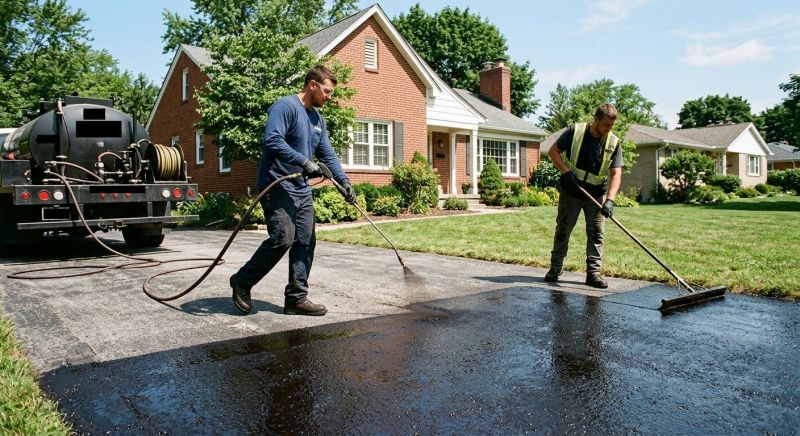 Residential Driveway Sealcoating in San Antonio, TX