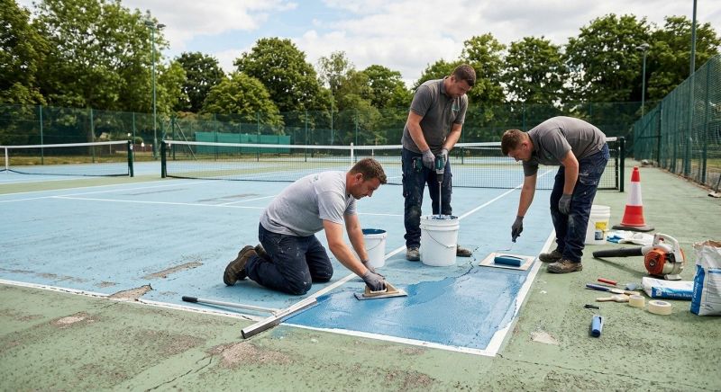 Tennis Court Repair Service in Tampa, FL